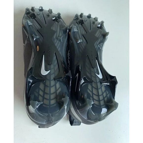 Men's  Sz 11.5 Nike Alpha Menace Elite 3 Black Football Cleats CT6648-010 NEW - Picture 13 of 14